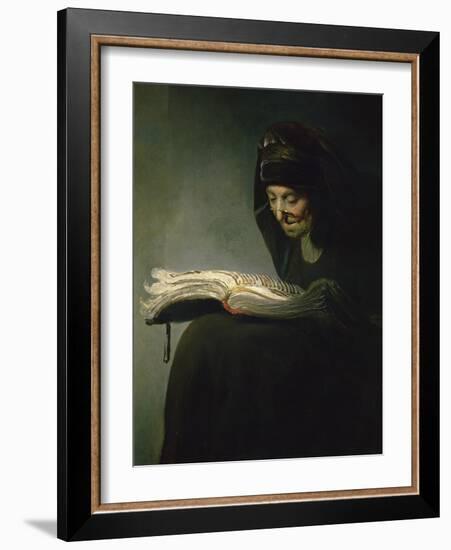 Portrait of Rembrandt's Mother-Rembrandt van Rijn-Framed Giclee Print