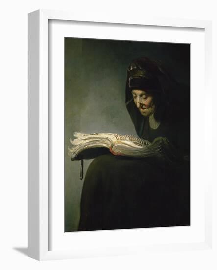 Portrait of Rembrandt's Mother-Rembrandt van Rijn-Framed Giclee Print