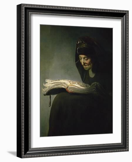 Portrait of Rembrandt's Mother-Rembrandt van Rijn-Framed Giclee Print