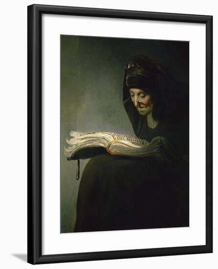 Portrait of Rembrandt's Mother-Rembrandt van Rijn-Framed Giclee Print