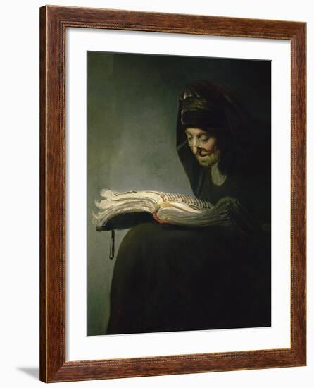 Portrait of Rembrandt's Mother-Rembrandt van Rijn-Framed Giclee Print