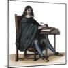 Portrait of Rene Descartes (1596-1650), French philosopher and writer-French School-Mounted Giclee Print