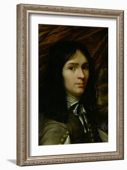 Portrait of Rene Descartes (1596-1650)-null-Framed Giclee Print