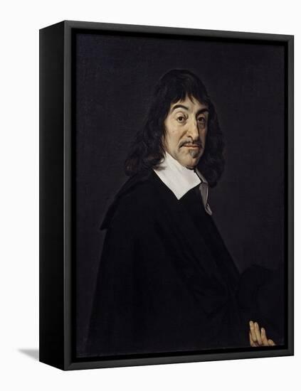 Portrait of Rene Descartes Philosopher. Ca. 1640-Frans Hals-Framed Stretched Canvas