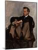 Portrait of Renoir-Frederic Bazille-Mounted Giclee Print