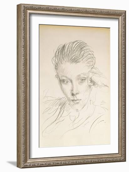 Portrait of Reresby Sitwell-Augustus Edwin John-Framed Premium Giclee Print
