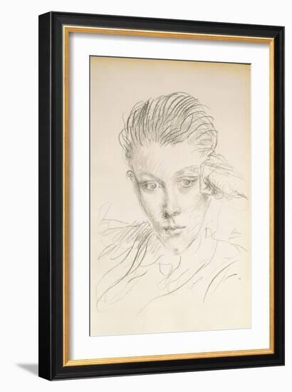 Portrait of Reresby Sitwell-Augustus Edwin John-Framed Premium Giclee Print