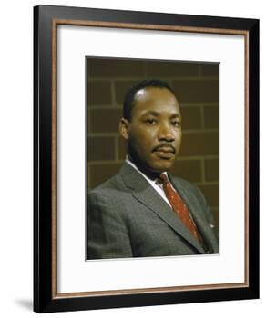 Portrait of Rev. Martin Luther King, Jr-null-Framed Photographic Print