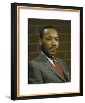 Portrait of Rev. Martin Luther King, Jr-null-Framed Photographic Print