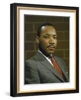 Portrait of Rev. Martin Luther King, Jr-null-Framed Photographic Print