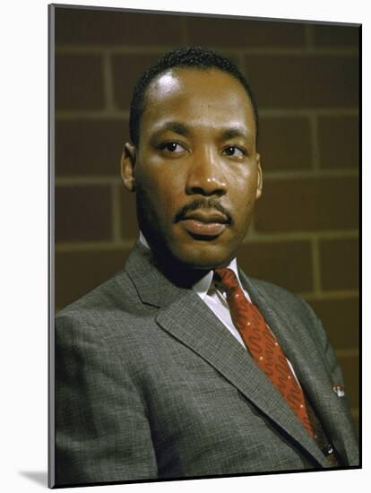 Portrait of Rev. Martin Luther King, Jr-null-Mounted Photographic Print