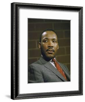 Portrait of Rev. Martin Luther King, Jr-null-Framed Photographic Print