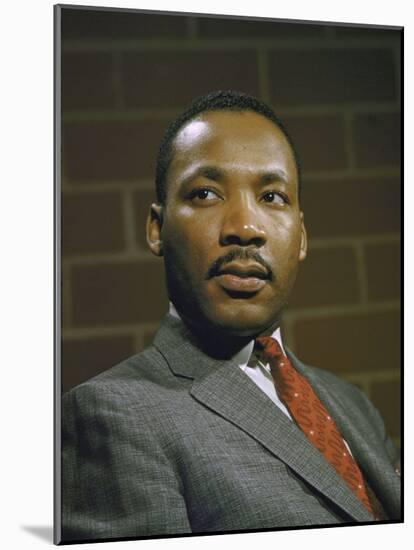 Portrait of Rev. Martin Luther King, Jr-null-Mounted Photographic Print