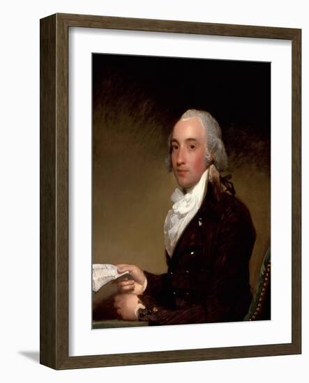 Portrait of Richard Barrington, Later Fourth Viscount Barrington, c.1793-94-Gilbert Stuart-Framed Giclee Print