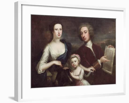 Portrait of Richard Boyle and Dorothy Savile-William Aikman-Framed Giclee Print