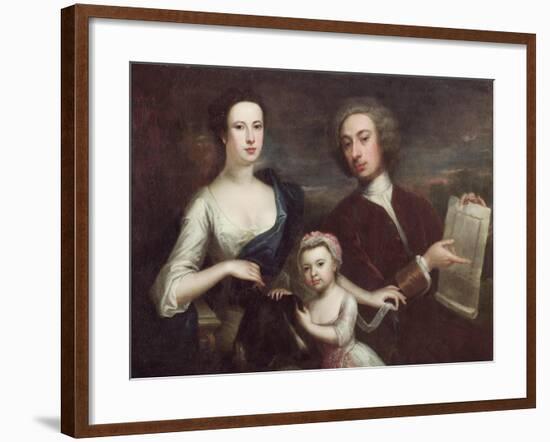 Portrait of Richard Boyle and Dorothy Savile-William Aikman-Framed Giclee Print