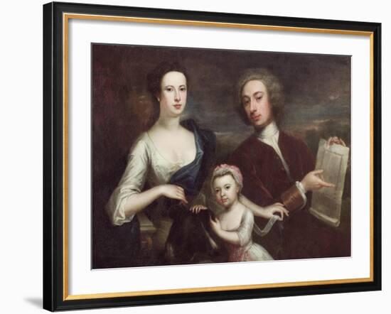 Portrait of Richard Boyle and Dorothy Savile-William Aikman-Framed Giclee Print