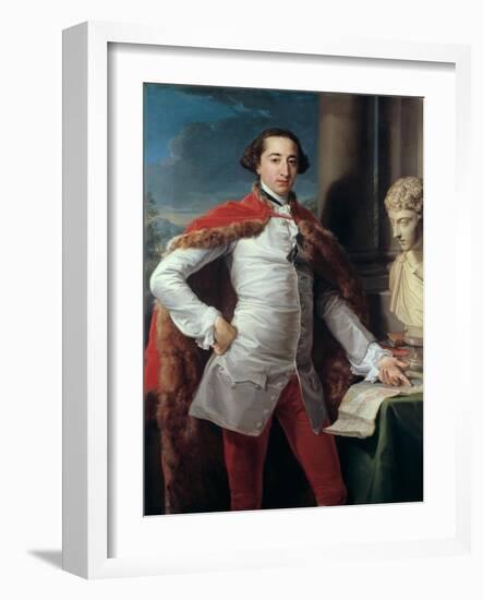 Portrait of Richard Milles-Pompeo Batoni-Framed Giclee Print