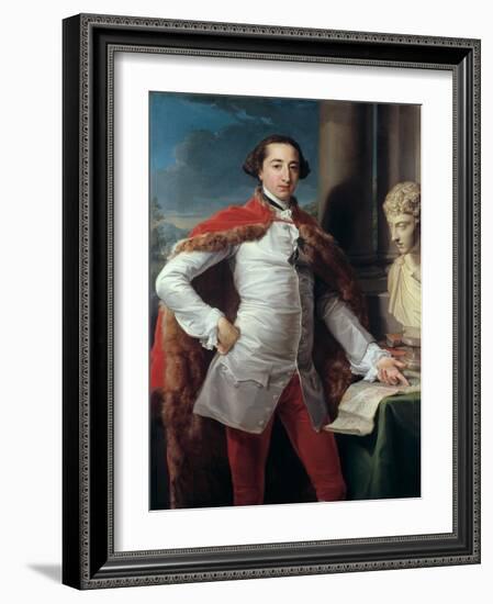 Portrait of Richard Milles-Pompeo Batoni-Framed Giclee Print