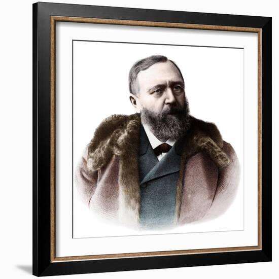 Portrait of Richard von Krafft Ebing (1840-1902), German neuropsychiatrist-French Photographer-Framed Giclee Print