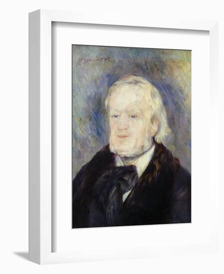 Portrait of Richard Wagner (1813-83) 1882-Pierre-Auguste Renoir-Framed Giclee Print