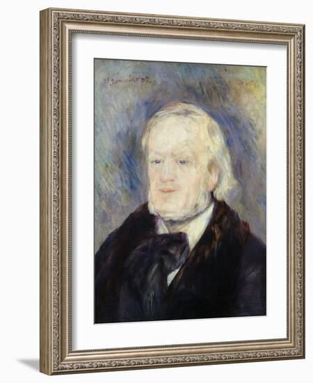 Portrait of Richard Wagner (1813-83) 1882-Pierre-Auguste Renoir-Framed Giclee Print