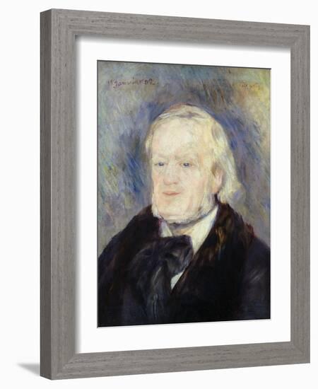 Portrait of Richard Wagner (1813-83) 1882-Pierre-Auguste Renoir-Framed Giclee Print