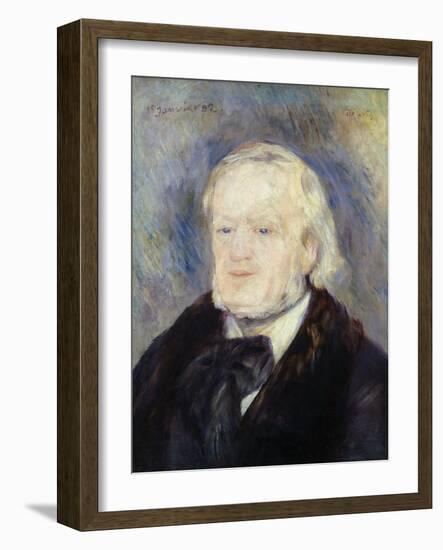 Portrait of Richard Wagner (1813-83) 1882-Pierre-Auguste Renoir-Framed Giclee Print