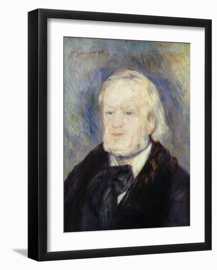 Portrait of Richard Wagner (1813-83) 1882-Pierre-Auguste Renoir-Framed Giclee Print