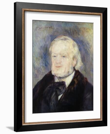 Portrait of Richard Wagner (1813-83) 1882-Pierre-Auguste Renoir-Framed Giclee Print