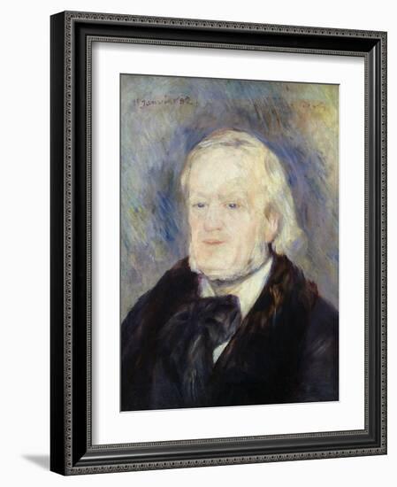 Portrait of Richard Wagner (1813-83) 1882-Pierre-Auguste Renoir-Framed Giclee Print