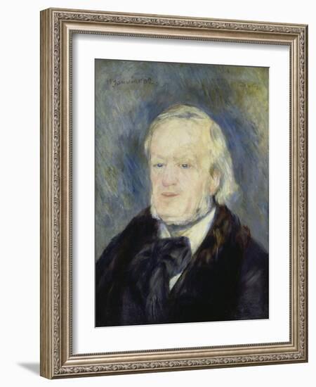 Portrait of Richard Wagner, 1882-Pierre-Auguste Renoir-Framed Giclee Print