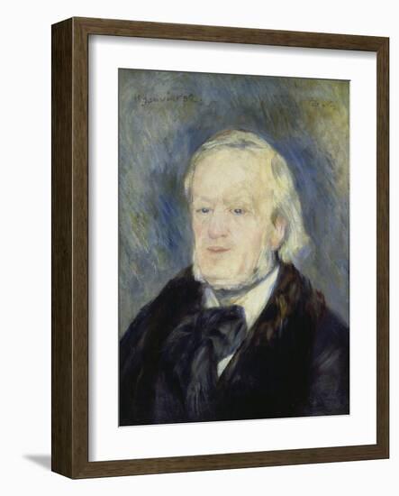 Portrait of Richard Wagner, 1882-Pierre-Auguste Renoir-Framed Giclee Print