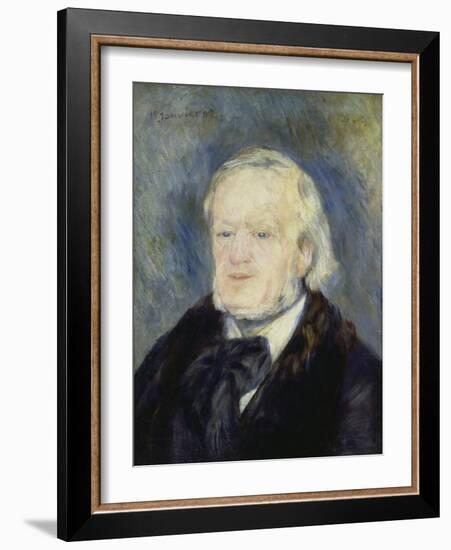 Portrait of Richard Wagner, 1882-Pierre-Auguste Renoir-Framed Giclee Print