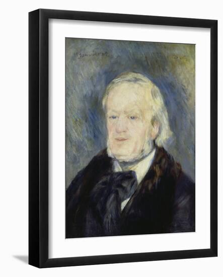 Portrait of Richard Wagner, 1882-Pierre-Auguste Renoir-Framed Giclee Print