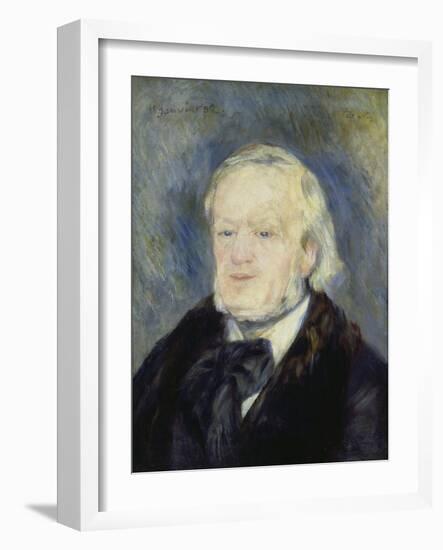 Portrait of Richard Wagner, 1882-Pierre-Auguste Renoir-Framed Giclee Print