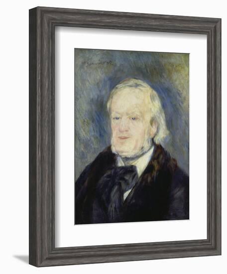 Portrait of Richard Wagner, 1882-Pierre-Auguste Renoir-Framed Giclee Print