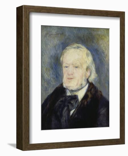 Portrait of Richard Wagner, 1882-Pierre-Auguste Renoir-Framed Giclee Print