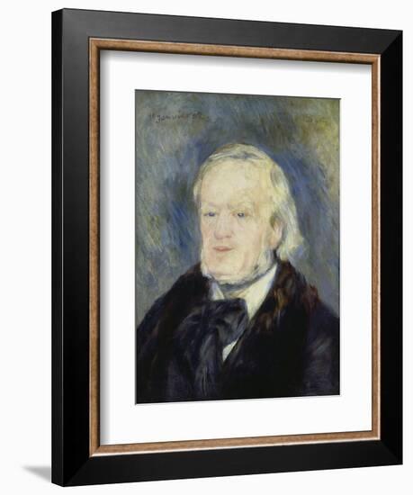 Portrait of Richard Wagner, 1882-Pierre-Auguste Renoir-Framed Giclee Print