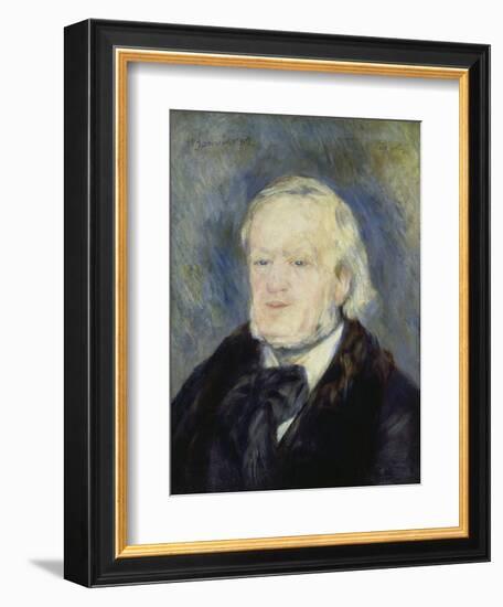 Portrait of Richard Wagner, 1882-Pierre-Auguste Renoir-Framed Giclee Print