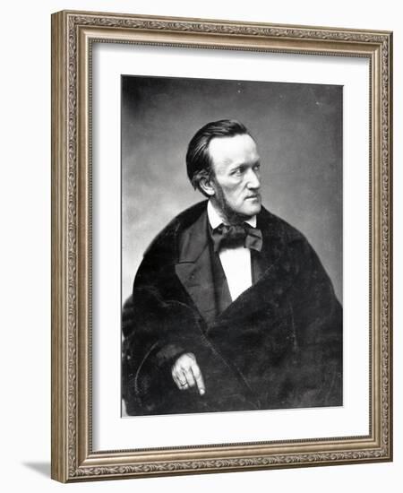 Portrait of Richard Wagner, German Composer-Pierre-Auguste Renoir-Framed Giclee Print