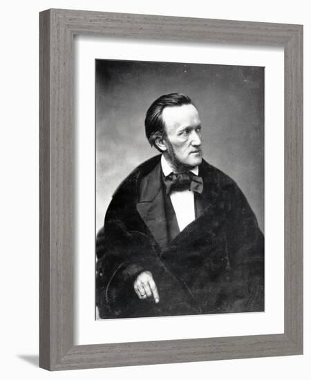 Portrait of Richard Wagner, German Composer-Pierre-Auguste Renoir-Framed Giclee Print