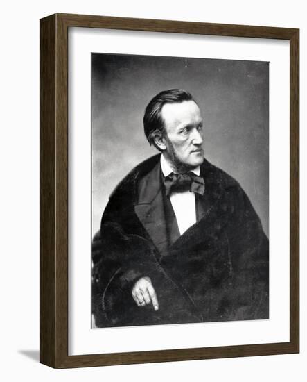 Portrait of Richard Wagner, German Composer-Pierre-Auguste Renoir-Framed Giclee Print