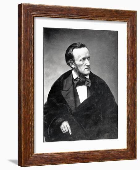 Portrait of Richard Wagner, German Composer-Pierre-Auguste Renoir-Framed Giclee Print