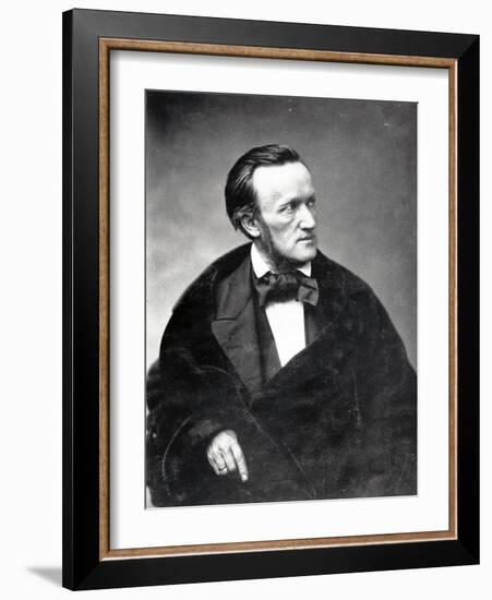 Portrait of Richard Wagner, German Composer-Pierre-Auguste Renoir-Framed Giclee Print