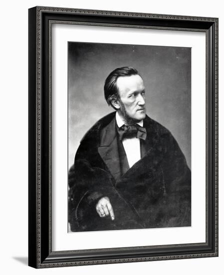 Portrait of Richard Wagner, German Composer-Pierre-Auguste Renoir-Framed Giclee Print