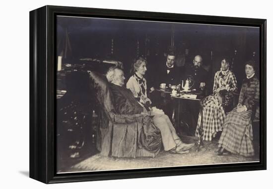 Portrait of Richard Wagner with Friends and Family-German photographer-Framed Premier Image Canvas