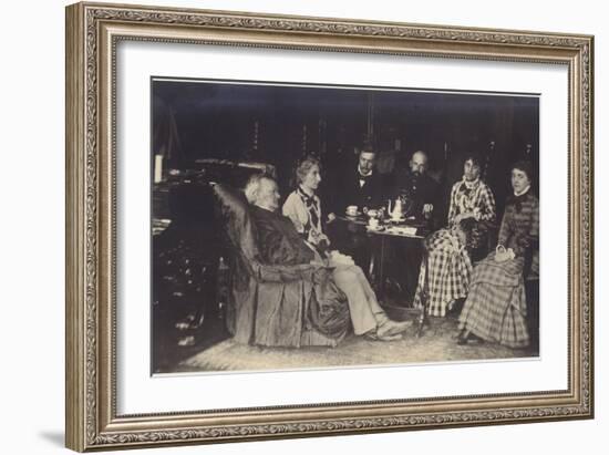 Portrait of Richard Wagner with Friends and Family-German photographer-Framed Photographic Print