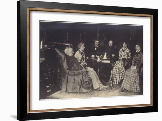 Portrait of Richard Wagner with Friends and Family-German photographer-Framed Photographic Print