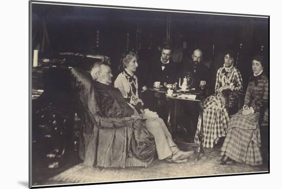 Portrait of Richard Wagner with Friends and Family-German photographer-Mounted Photographic Print